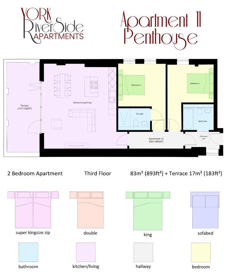 11 Penthouse 2 Bedrooms, Sleeps 4