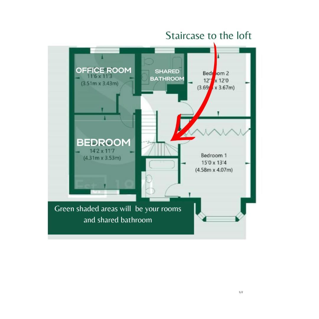 2 X Double - 2 X Free Off Street Parking Spaces Homestay